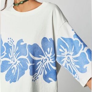 Free People Hibiscus Tee